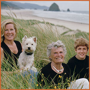 professional family portrait photography, Oregon Coast, USA