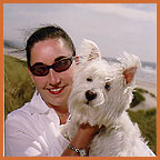 portrait with Westhighland Terrier