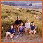 Cannon Beach, Oregon,  family portraits by  Jim Stoffer Photography